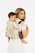 Lenny Buckle Onbuhimo PRO baby carrier, broken-twill weave (58% cotton, 42% bamboo viscose) - TRACK