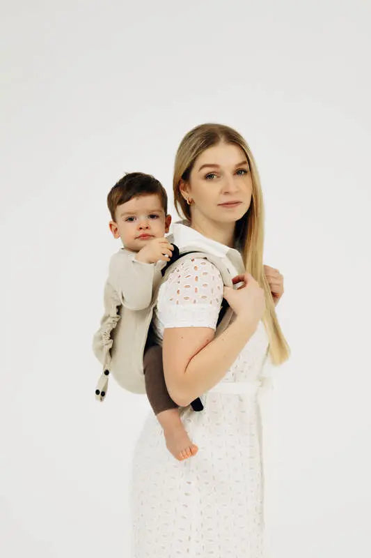 Lenny Buckle Onbuhimo PRO baby carrier, broken-twill weave (58% cotton, 42% bamboo viscose) - TRACK - Woven Baby Size - Standard   buckle_onbu_pro_carriers    #
