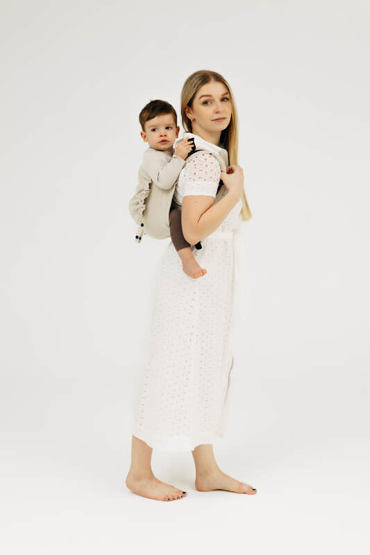 Lenny Buckle Onbuhimo PRO baby carrier, broken-twill weave (58% cotton, 42% bamboo viscose) - TRACK - Woven Baby Standard   buckle_onbu_pro_carriers    #