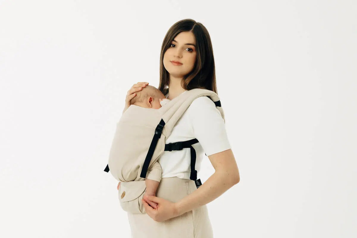 LennyLight Carrier, broken-twill weave (58% cotton, 42% bamboo viscose) - TRACK - Woven Baby Size - Standard   lenny_light    #