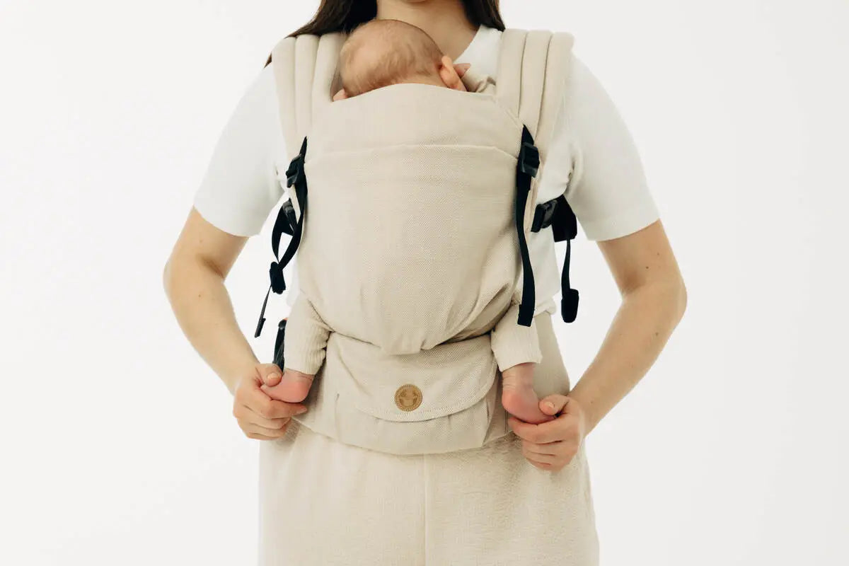 LennyLight Carrier, broken-twill weave (58% cotton, 42% bamboo viscose) - TRACK - Woven Baby Size - Standard   lenny_light    #