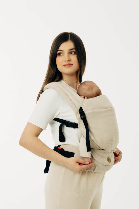 LennyLight Carrier, broken-twill weave (58% cotton, 42% bamboo viscose) - TRACK (grade B) - Woven Baby Standard   lenny_light    #