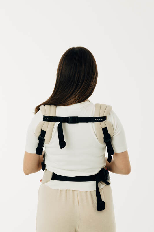 LennyLight Carrier, broken-twill weave (58% cotton, 42% bamboo viscose) - TRACK (grade B) - Woven Baby Standard   lenny_light    #