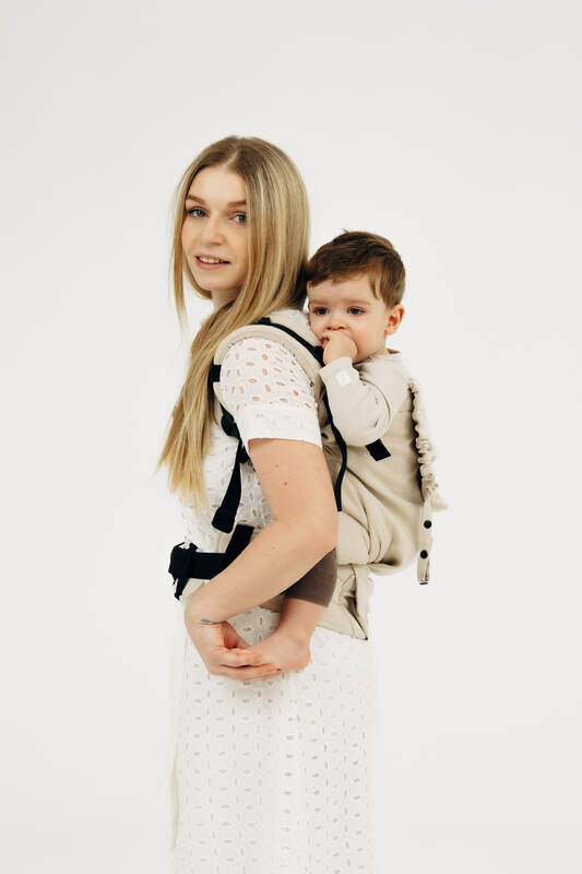 LennyPreschool Carrier, broken - twill weave (58% cotton, 42% bamboo viscose) - TRACK