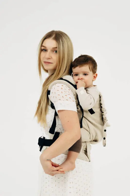 LennyPreschool Carrier, broken - twill weave (58% cotton, 42% bamboo viscose) - TRACK - Woven Baby Preschool   lenny_preschool    #
