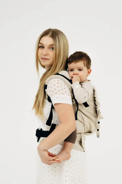 LennyPreschool Carrier, broken - twill weave (58% cotton, 42% bamboo viscose) - TRACK - Woven Baby Preschool   lenny_preschool    #