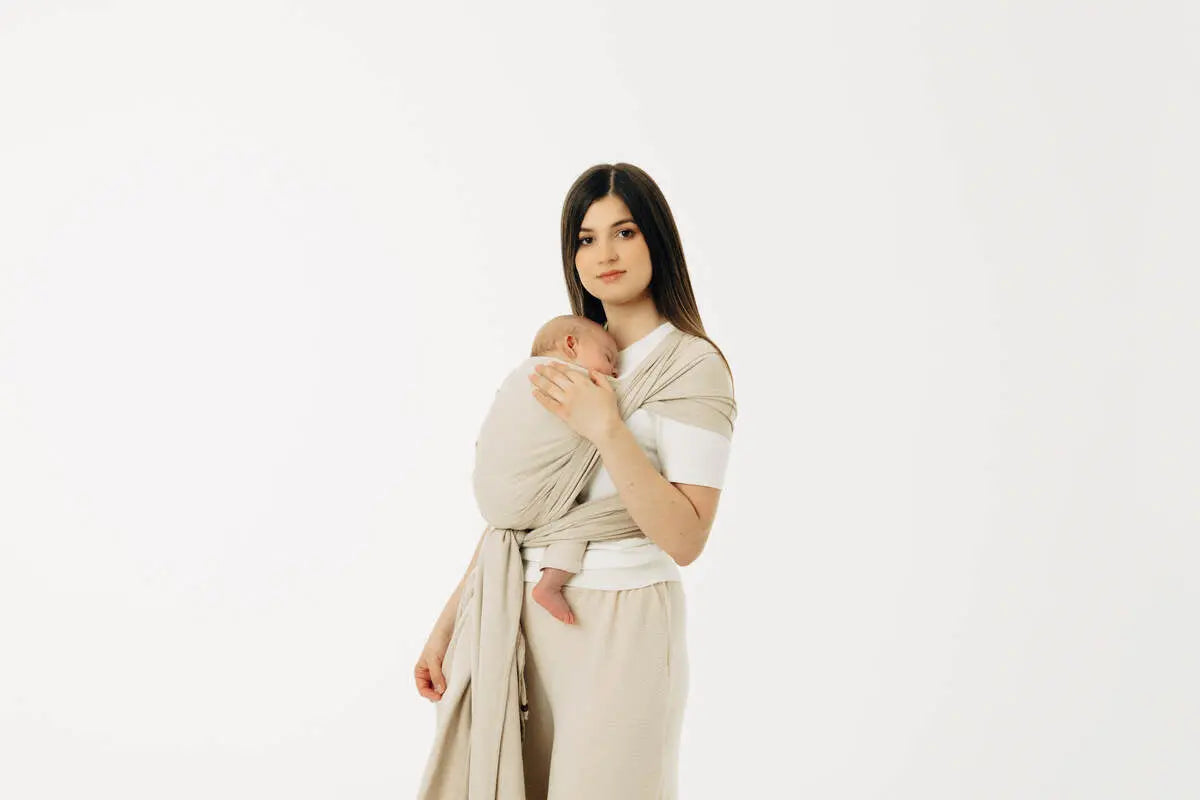Baby Sling, Broken Twill Weave, (58% cotton, 42% bamboo viscose) - TRACK - Woven Baby Size - L-Size - M-Size - S-Size - XL-Size - XS   long_woven_wraps    #