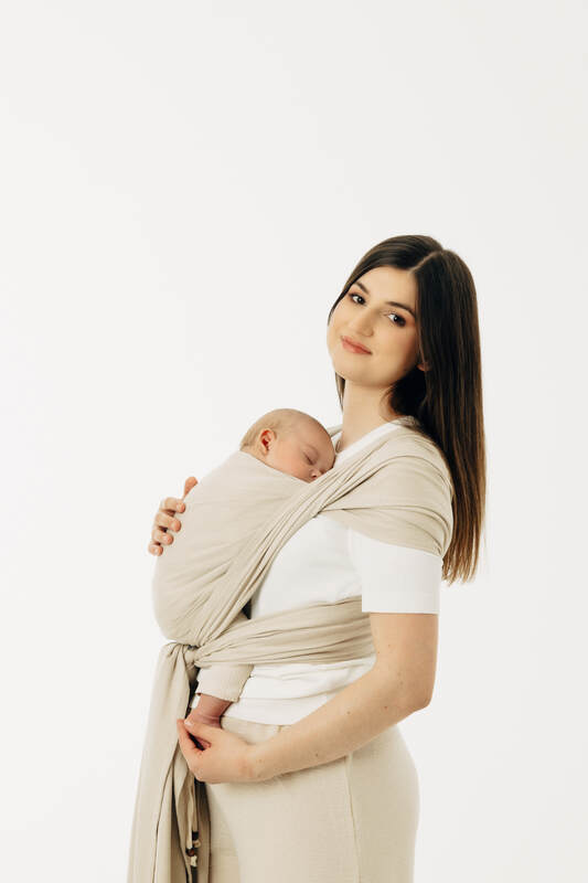 Baby Sling, Broken Twill Weave, (58% cotton, 42% bamboo viscose) - TRACK (grade B) - Woven Baby M - 6   long_woven_wraps    #