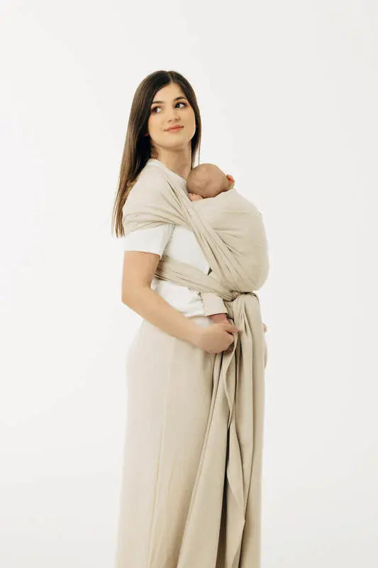 Baby Sling, Broken Twill Weave, (58% cotton, 42% bamboo viscose) - TRACK - Woven Baby XS - 4   long_woven_wraps    #