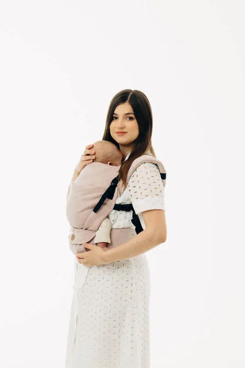 LennyLight Carrier, broken-twill weave (58% cotton, 42% linen) - TUNDRA - Woven Baby Size - Standard   lenny_light    #