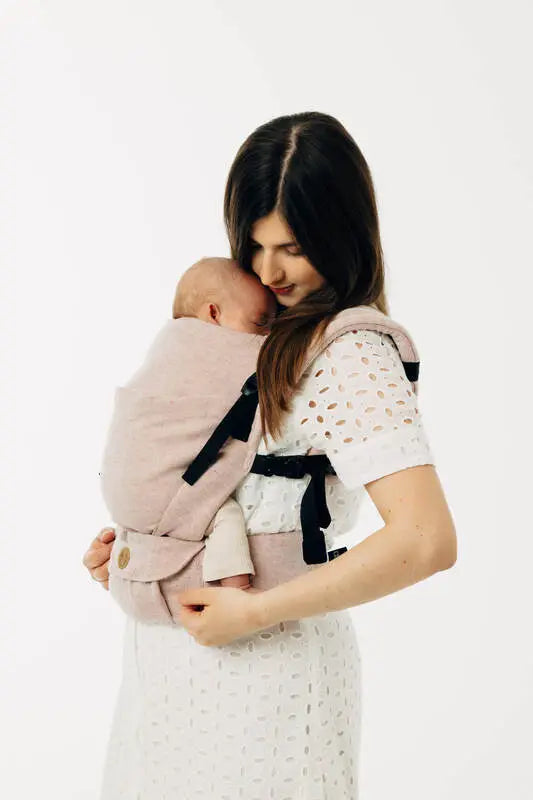 LennyLight Carrier, broken-twill weave (58% cotton, 42% linen) - TUNDRA - Woven Baby Size - Standard   lenny_light    #