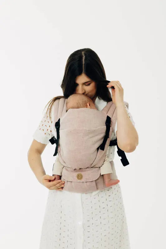LennyLight Carrier, broken-twill weave (58% cotton, 42% linen) - TUNDRA - Woven Baby Standard   lenny_light    #