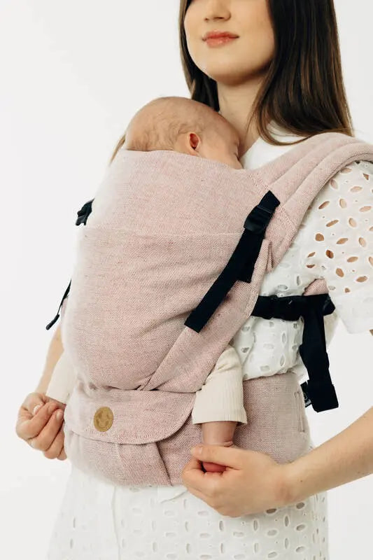 LennyLight Carrier, broken-twill weave (58% cotton, 42% linen) - TUNDRA - Woven Baby Standard   lenny_light    #