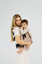 LennyPreschool Carrier, broken - twill weave (58% cotton, 42% linen) - TUNDRA - Woven Baby Preschool   lenny_preschool    #