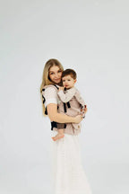 LennyPreschool Carrier, broken - twill weave (58% cotton, 42% linen) - TUNDRA - Woven Baby Preschool   lenny_preschool    #