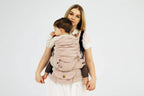 LennyPreschool Carrier, broken - twill weave (58% cotton, 42% linen) - TUNDRA - Woven Baby Preschool   lenny_preschool    #