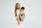 LennyPreschool Carrier, broken - twill weave (58% cotton, 42% linen) - TUNDRA - Woven Baby Preschool   lenny_preschool    #