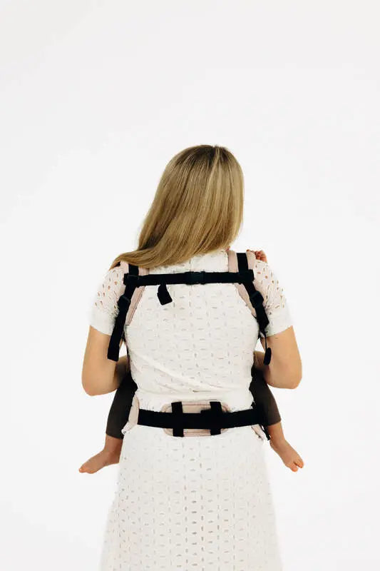 LennyPreschool Carrier, broken - twill weave (58% cotton, 42% linen) - TUNDRA - Woven Baby Preschool   lenny_preschool    #