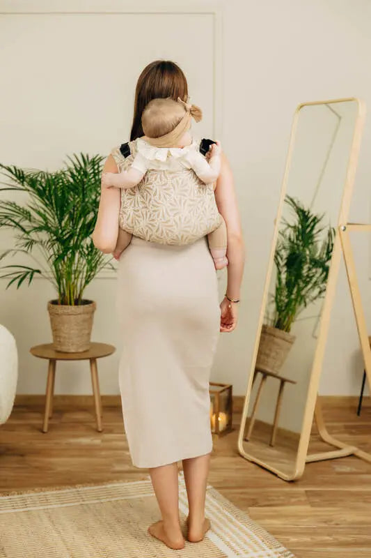 Lenny Buckle Onbuhimo PRO baby carrier, jacquard weave (50% cotton, 50% bamboo viscose) - INFINITY - GOLDEN HOUR - Woven Baby Standard   buckle_onbu_pro_carriers    #