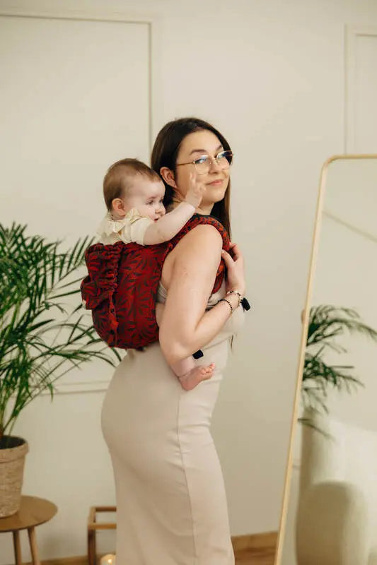 Lenny Buckle Onbuhimo PRO baby carrier, jacquard weave (100% cotton) - INFINITY - GERDA - Woven Baby Size - Standard-Size - Toddler   buckle_onbu_pro_carriers    #