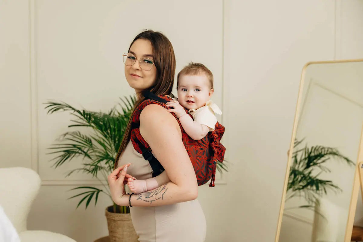 Lenny Buckle Onbuhimo PRO baby carrier, jacquard weave (100% cotton) - INFINITY - GERDA - Woven Baby Size - Standard-Size - Toddler   buckle_onbu_pro_carriers    #