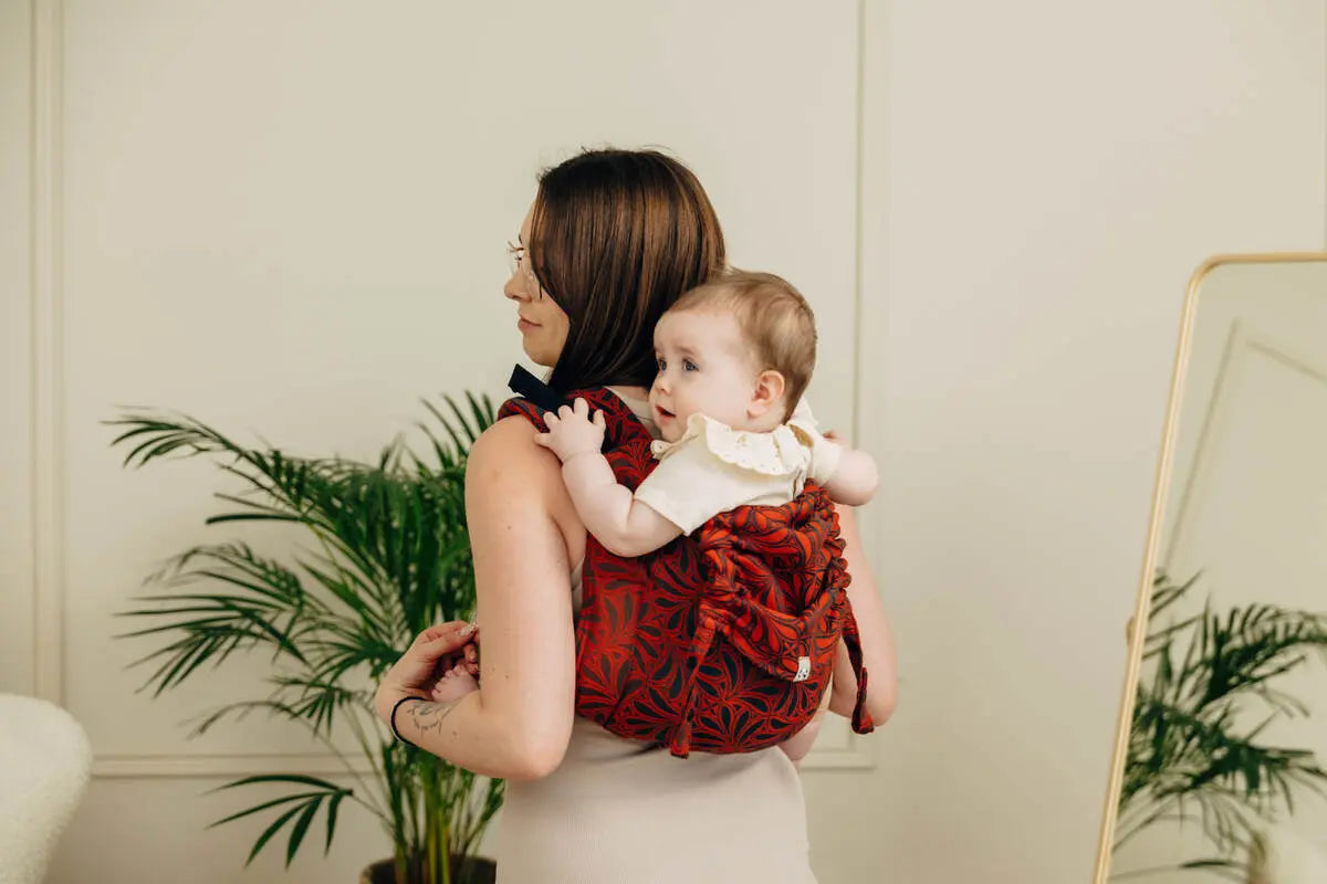 Lenny Buckle Onbuhimo PRO baby carrier, jacquard weave (100% cotton) - INFINITY - GERDA - Woven Baby Standard   buckle_onbu_pro_carriers    #