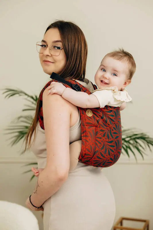 Lenny Buckle Onbuhimo PRO baby carrier, jacquard weave (100% cotton) - INFINITY - GERDA - Woven Baby Standard   buckle_onbu_pro_carriers    #