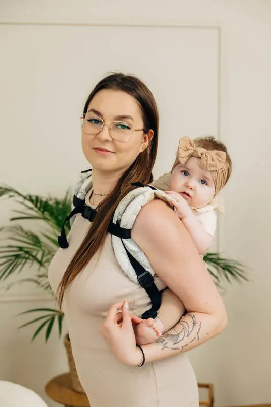 Lenny Buckle Onbuhimo PRO baby carrier, jacquard weave (100% cotton) - JURASSIC - ICE DESERT - Woven Baby Preschool   buckle_onbu_pro_carriers    #