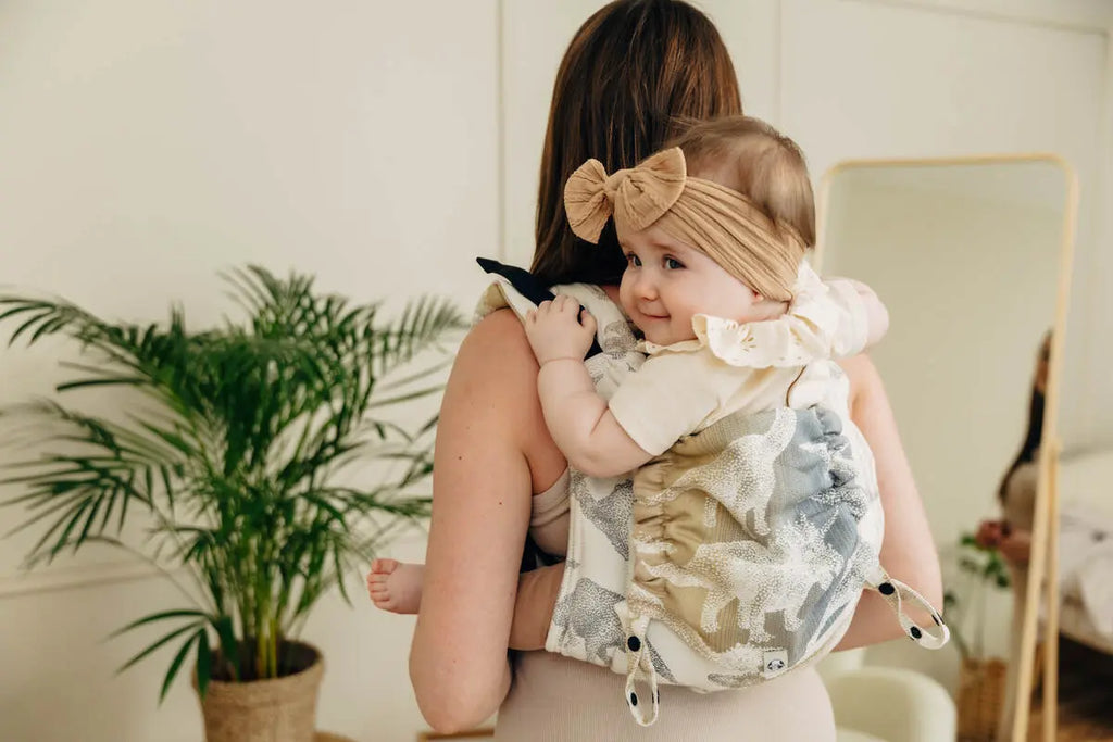 Lenny Buckle Onbuhimo PRO baby carrier, jacquard weave (100% cotton) - JURASSIC - ICE DESERT - Woven Baby Preschool   buckle_onbu_pro_carriers    #