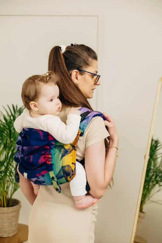 Lenny Buckle Onbuhimo PRO baby carrier, jacquard weave (100% cotton) - JURASSIC - NEW ERA - Woven Baby Preschool   buckle_onbu_pro_carriers    #