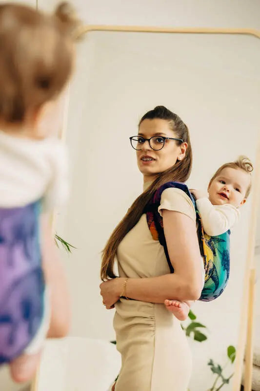 Lenny Buckle Onbuhimo PRO baby carrier, jacquard weave (100% cotton) - JURASSIC - NEW ERA - Woven Baby Preschool   buckle_onbu_pro_carriers    #