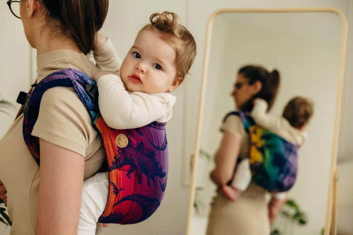 Lenny Buckle Onbuhimo PRO baby carrier, jacquard weave (100% cotton) - JURASSIC - NEW ERA - Woven Baby Preschool   buckle_onbu_pro_carriers    #