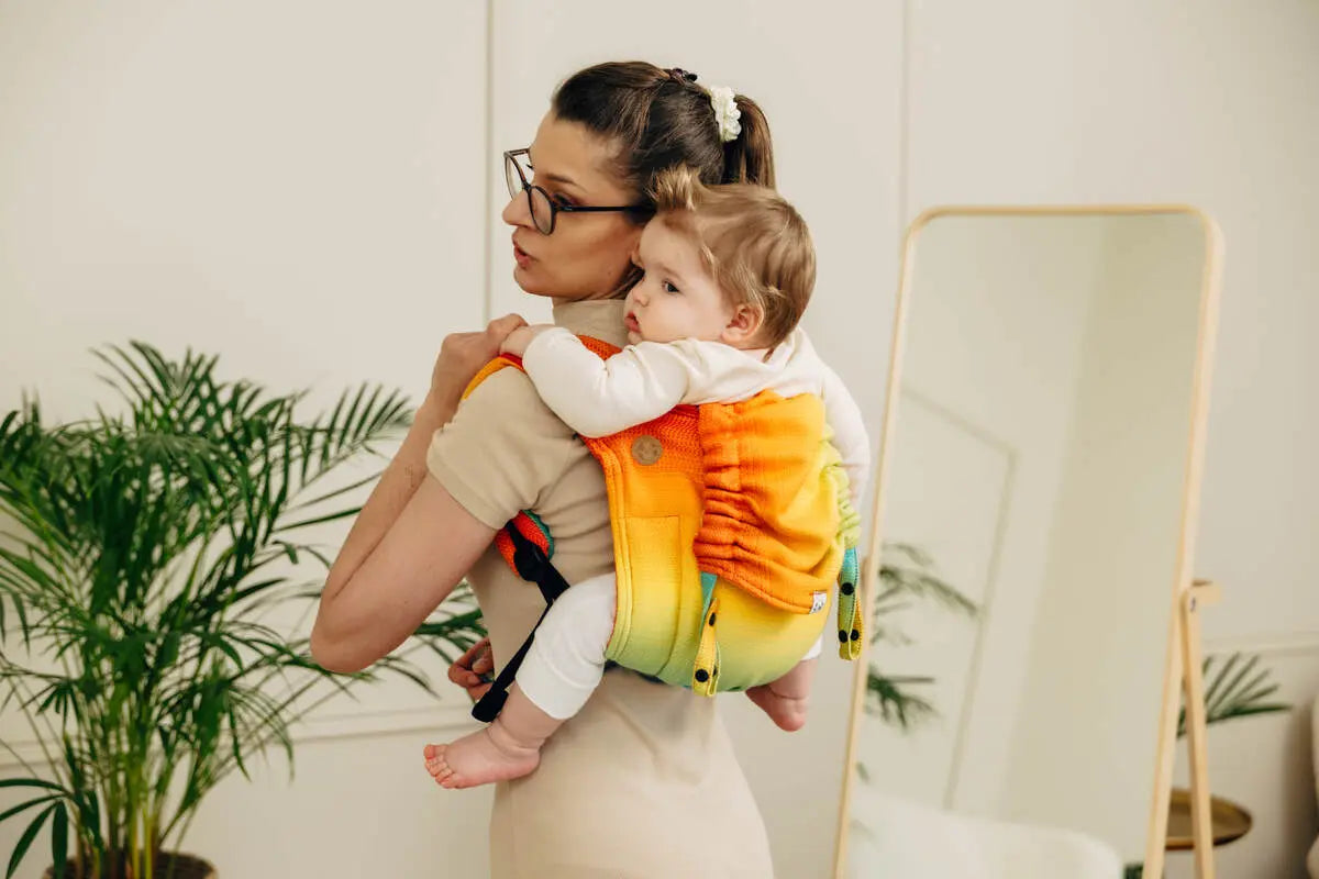 Lenny Buckle Onbuhimo PRO baby carrier, jacquard weave (100% cotton) - RAINBOW BABY - Woven Baby Size - Standard-Size - Toddler   buckle_onbu_pro_carriers    #