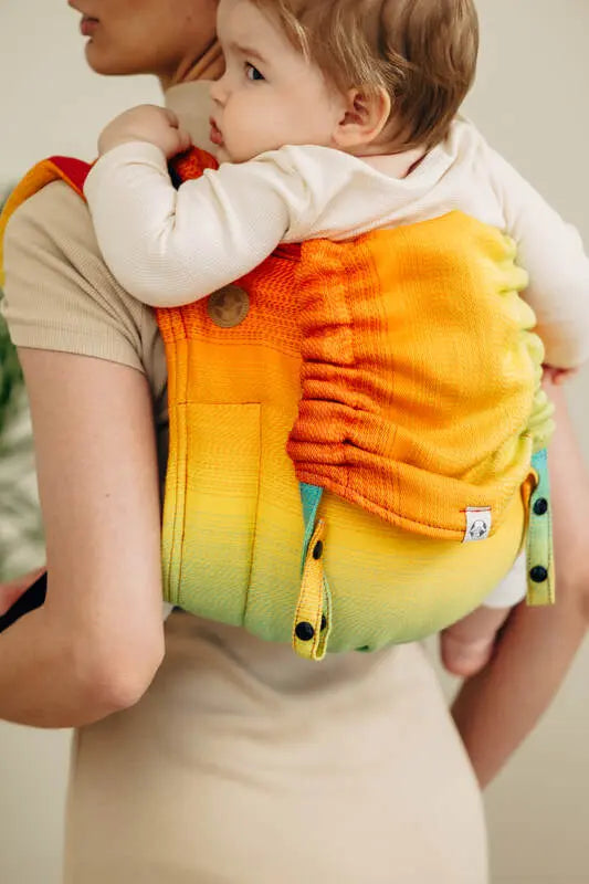 Lenny Buckle Onbuhimo PRO baby carrier, jacquard weave (100% cotton) - RAINBOW BABY - Woven Baby Size - Standard-Size - Toddler   buckle_onbu_pro_carriers    #