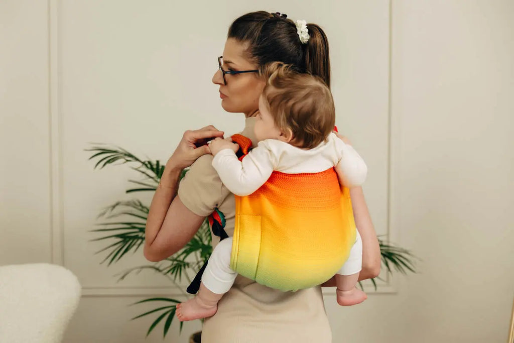 Lenny Buckle Onbuhimo PRO baby carrier, jacquard weave (100% cotton) - RAINBOW BABY - Woven Baby Standard   buckle_onbu_pro_carriers    #