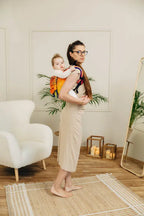 Lenny Buckle Onbuhimo PRO baby carrier , jacquard weave (100% cotton) - RAINBOW LOTUS - Woven Baby Toddler   buckle_onbu_pro_carriers    #