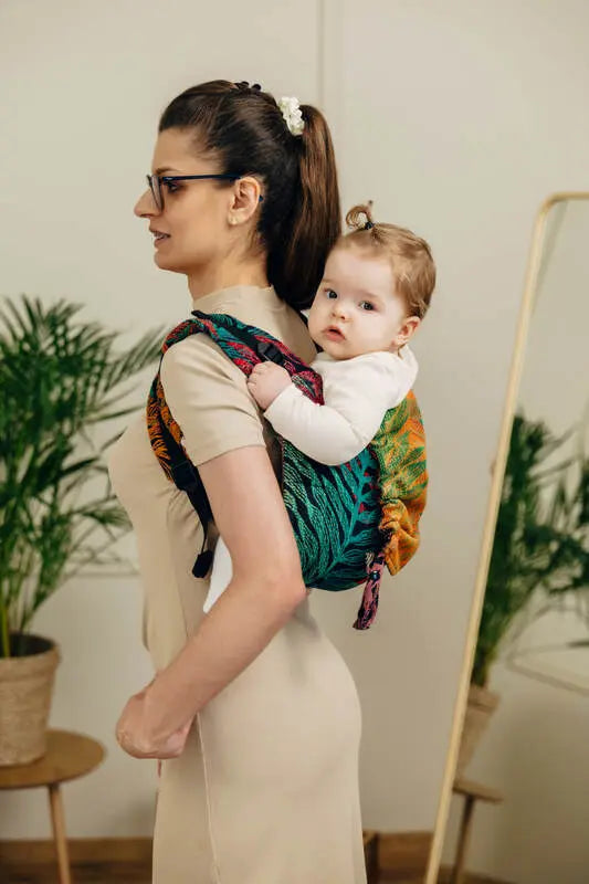 Lenny Buckle Onbuhimo PRO baby carrier, jacquard weave (100% cotton) - RAINFOREST - DIVERSE - Woven Baby Size - Standard-Size - Toddler   buckle_onbu_pro_carriers    #