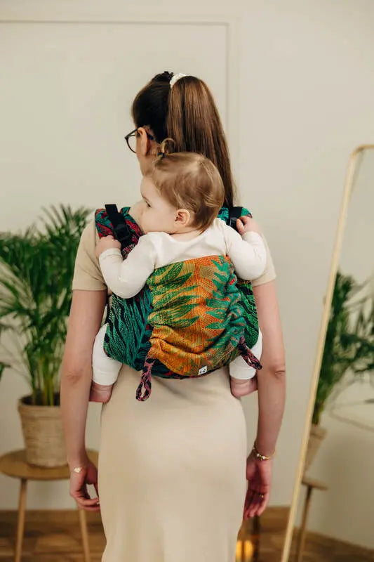 Lenny Buckle Onbuhimo PRO baby carrier, jacquard weave (100% cotton) - RAINFOREST - DIVERSE - Woven Baby Size - Standard-Size - Toddler   buckle_onbu_pro_carriers    #