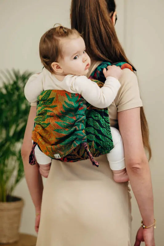 Lenny Buckle Onbuhimo PRO baby carrier, jacquard weave (100% cotton) - RAINFOREST - DIVERSE - Woven Baby Size - Standard-Size - Toddler   buckle_onbu_pro_carriers    #