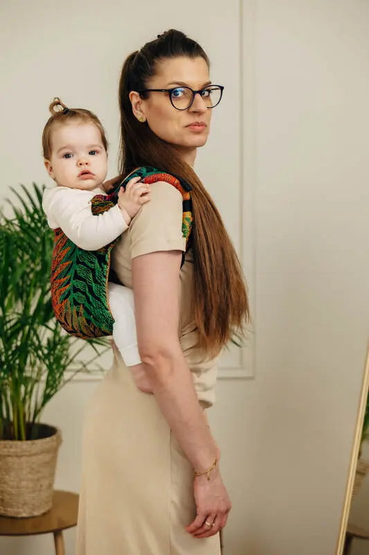Lenny Buckle Onbuhimo PRO baby carrier, jacquard weave (100% cotton) - RAINFOREST - DIVERSE - Woven Baby Standard   buckle_onbu_pro_carriers    #