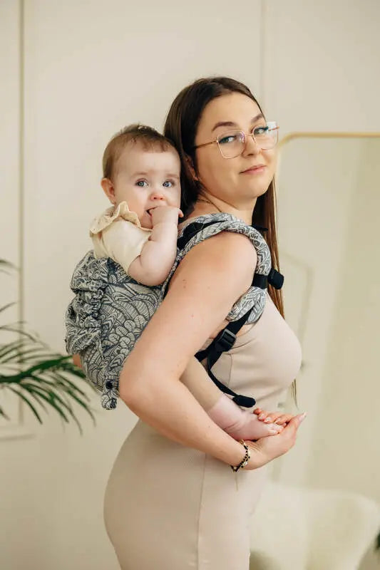 Lenny Buckle Onbuhimo PRO baby carrier, jacquard weave (100% cotton) - WILD SOUL - NIKE - Woven Baby Standard   buckle_onbu_pro_carriers    #