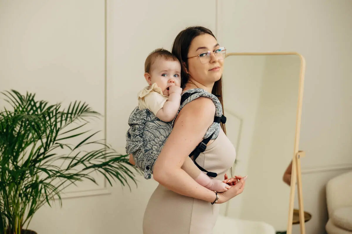 Lenny Buckle Onbuhimo PRO baby carrier, jacquard weave (100% cotton) - WILD SOUL - NIKE - Woven Baby Standard   buckle_onbu_pro_carriers    #