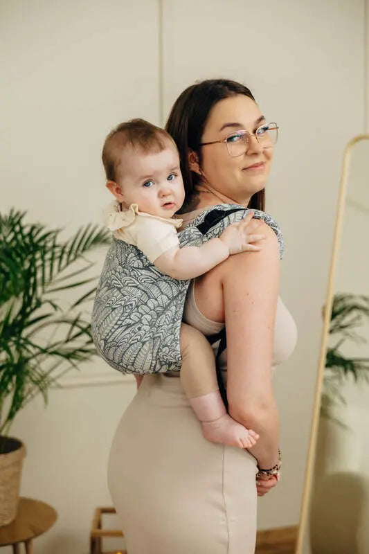 Lenny Buckle Onbuhimo PRO baby carrier, jacquard weave (100% cotton) - WILD SOUL - NIKE - Woven Baby Standard   buckle_onbu_pro_carriers    #