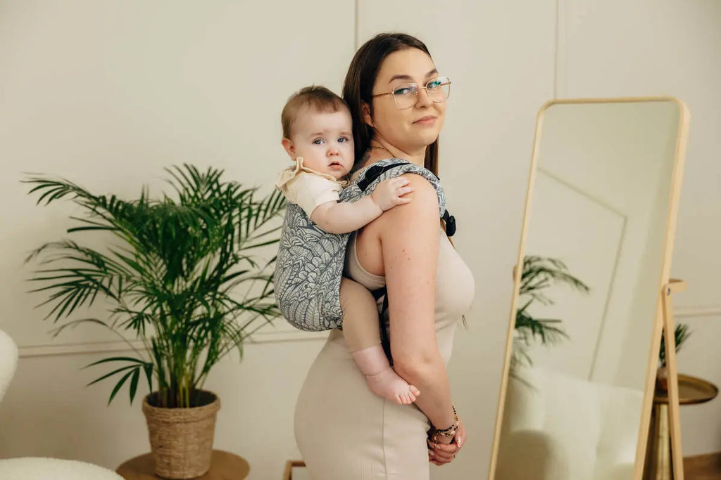 Lenny Buckle Onbuhimo PRO baby carrier, jacquard weave (100% cotton) - WILD SOUL - NIKE - Woven Baby Standard   buckle_onbu_pro_carriers    #