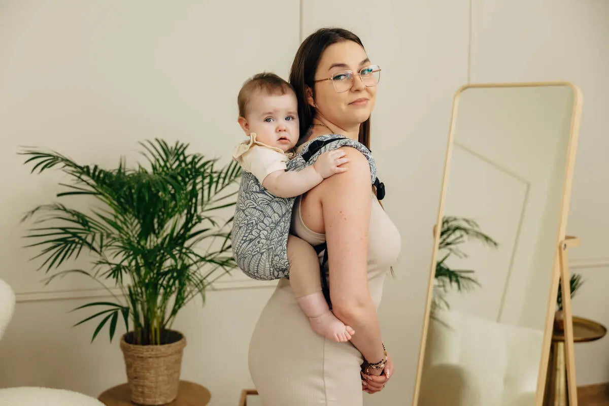Lenny Buckle Onbuhimo PRO baby carrier, jacquard weave (100% cotton) - WILD SOUL - NIKE - Woven Baby Standard   buckle_onbu_pro_carriers    #