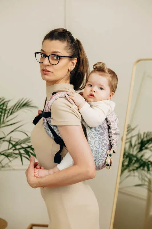 Lenny Buckle Onbuhimo PRO baby carrier, jacquard weave (100% cotton) - WILD WINE - VINEYARD - Woven Baby Size - Standard-Size - Toddler   buckle_onbu_pro_carriers    #