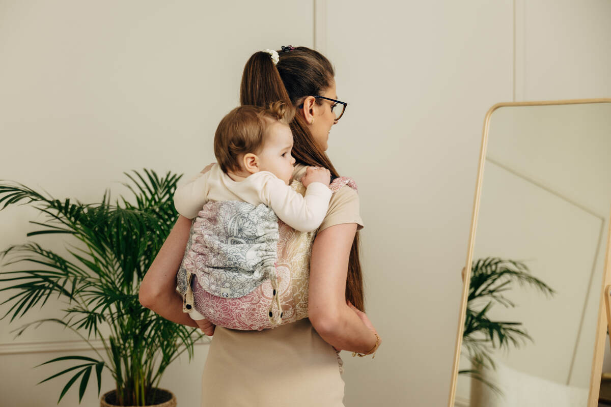 Lenny Buckle Onbuhimo PRO baby carrier, jacquard weave (100% cotton) - WILD WINE - VINEYARD - Woven Baby Size - Standard-Size - Toddler   buckle_onbu_pro_carriers    #
