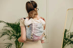 Lenny Buckle Onbuhimo PRO baby carrier, jacquard weave (100% cotton) - WILD WINE - VINEYARD - Woven Baby Standard   buckle_onbu_pro_carriers    #