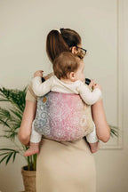 Lenny Buckle Onbuhimo PRO baby carrier, jacquard weave (100% cotton) - WILD WINE - VINEYARD - Woven Baby Standard   buckle_onbu_pro_carriers    #