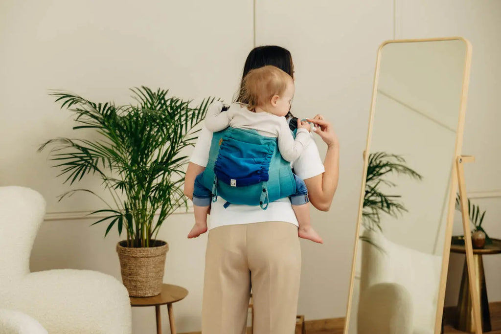 Lenny Buckle Onbuhimo PRO baby carrier, broken-twill weave (100% cotton) - AIRGLOW - Woven Baby Preschool   buckle_onbu_pro_carriers    #
